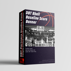 Bball Baseline Score Banner ― XPression用スコアバグ／スポーツグラフィックス｜DBT Partners Studio