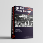 Bball Classic Score Bar ― XPression用スコアバグ／スポーツグラフィックス｜DBT Partners Studio