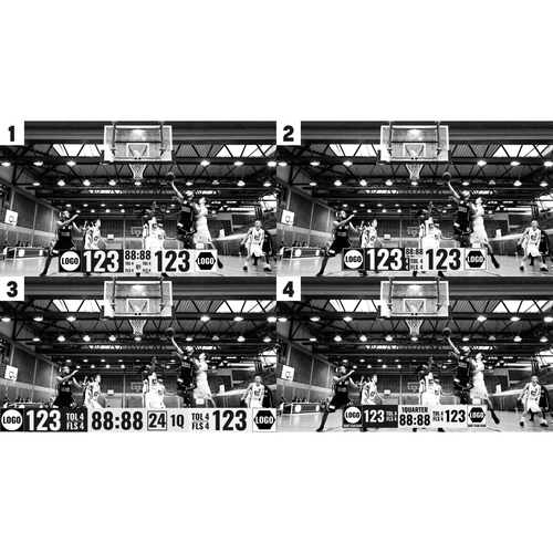 Bball In-Game Score Pack ― XPression用スコアバグ／スポーツグラフィックス｜DBT Partners Studio (2)