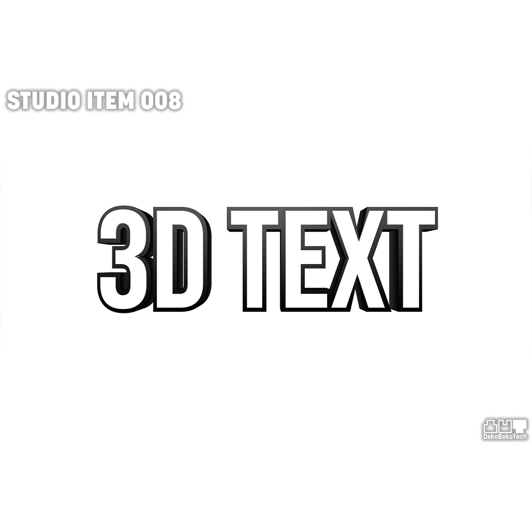 Studio Item 008