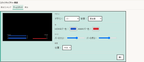 Live input screen, stats graphics settings, Team Stats tab